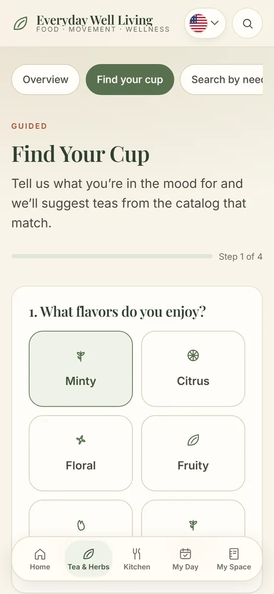 Find Your Cup questions